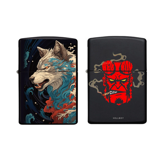 Abstract Wolf & Hellboy Combo (Pack of 2)